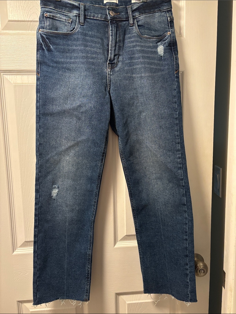 Kensie Blue Slim Straight Jeans
